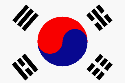 Korea Poludniowa flaga